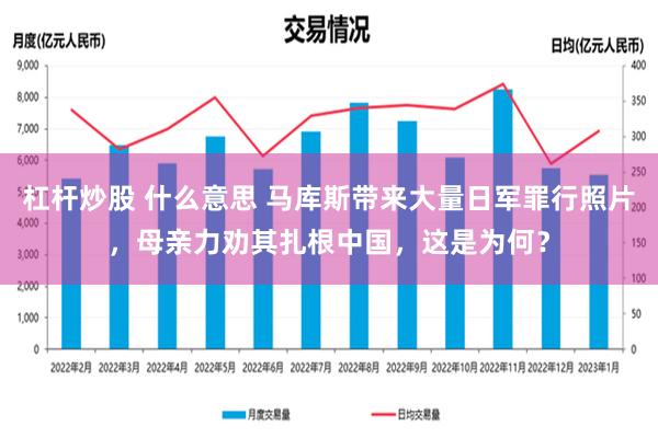 杠杆炒股 什么意思 马库斯带来大量日军罪行照片，母亲力劝其扎根中国，这是为何？